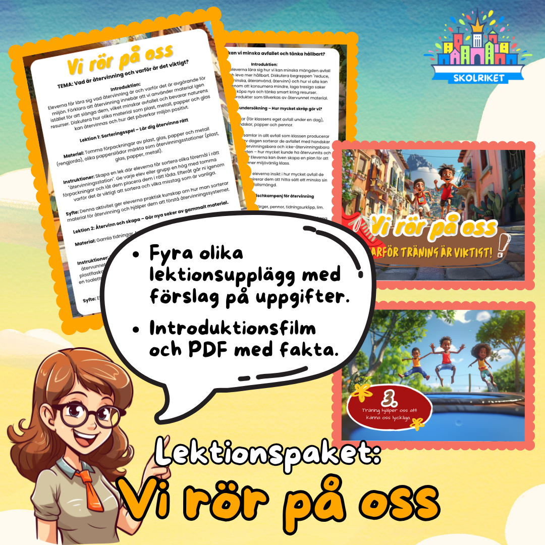 Lektionspaket: Vi rör på oss