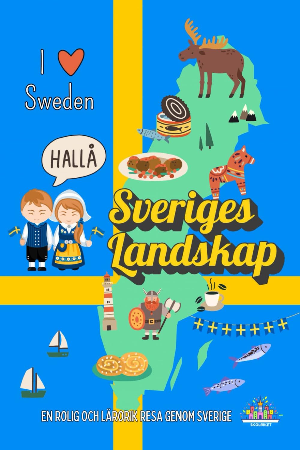 Sveriges Landskap Fysisk Bok