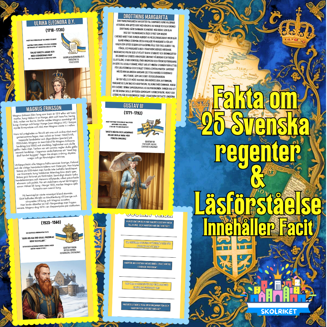 Svenska Kungar och Drottningar