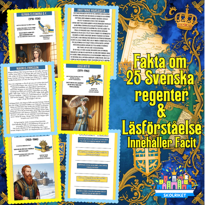 Svenska Kungar och Drottningar
