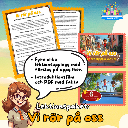 Lektionspaket: Vi rör på oss