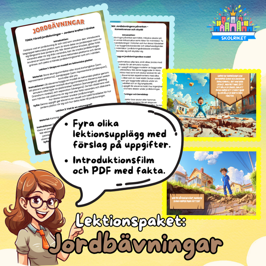 Lektionspaket: Jordbävningar