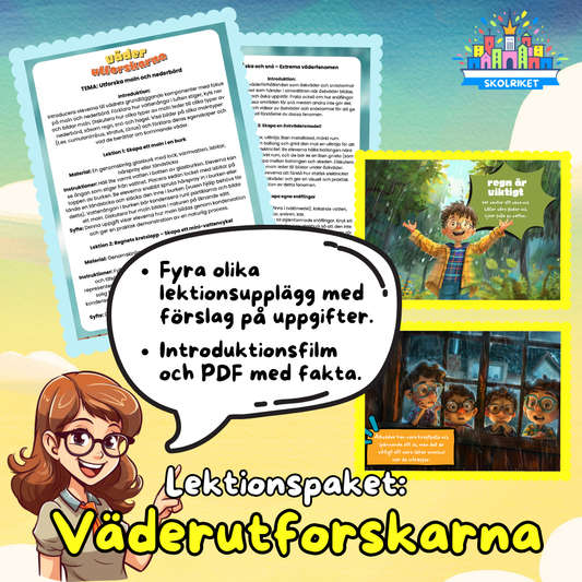 Lektionspaket: Väderutforskarna