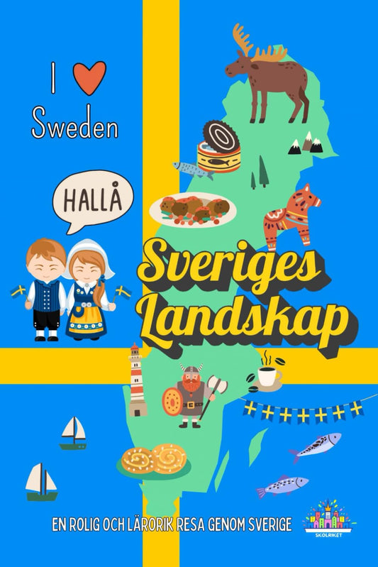 Sveriges Landskap Fysisk Bok